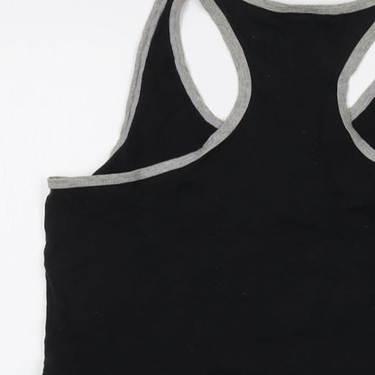 Womens UK Size 10 Disney Black Basic Tank