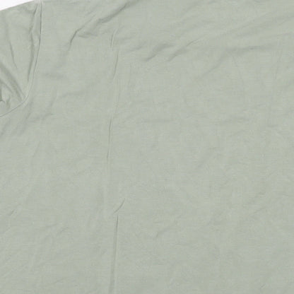 Autograph Womens Green Modal Basic T-Shirt Size 18 Round Neck