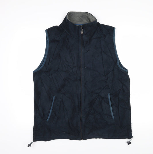 Mens UK Size L EWM Blue Gilet