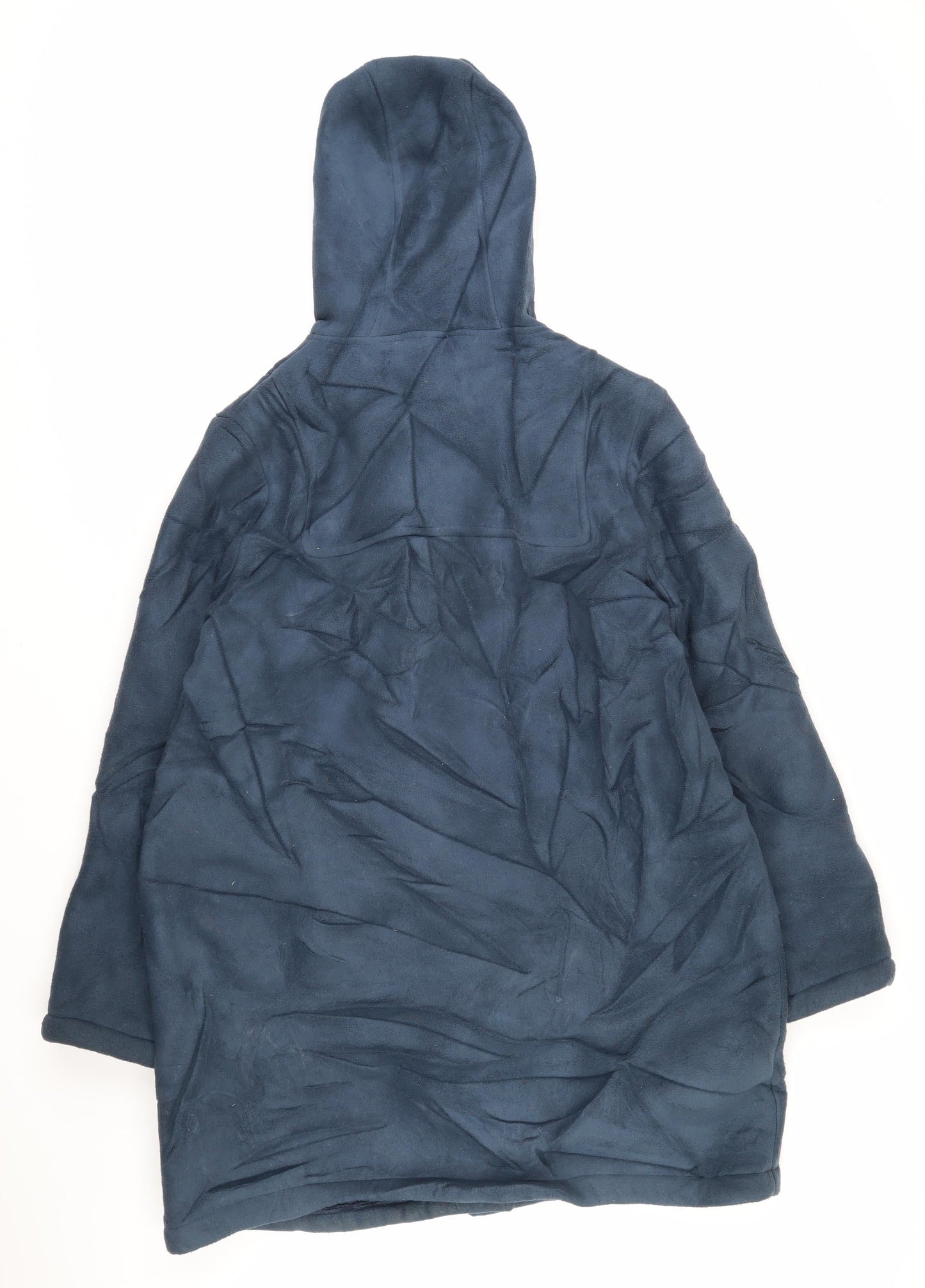 Womens UK Size 16 Cotton Traders Blue Overcoat