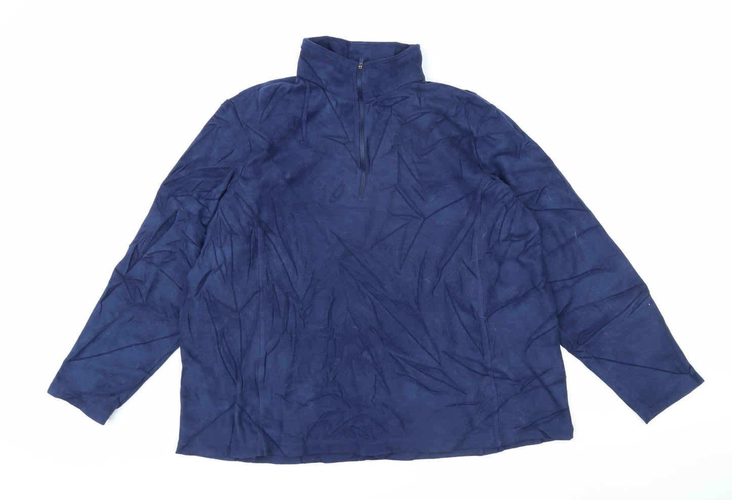 Mens UK Size XL Lands' End Blue Pullover Sweatshirt