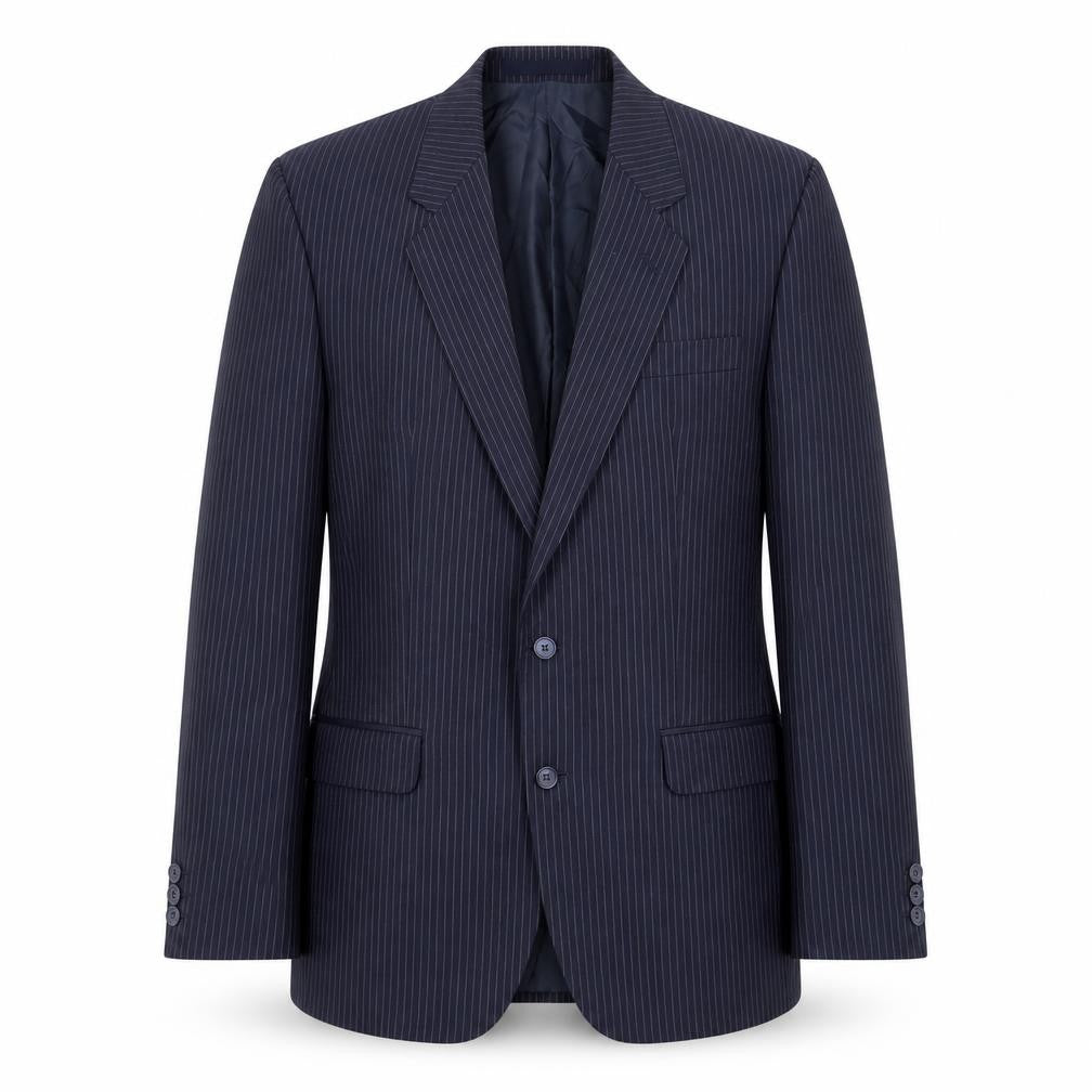 Mens UK Size 40 THE LABEL Regular Blue Suit Jacket