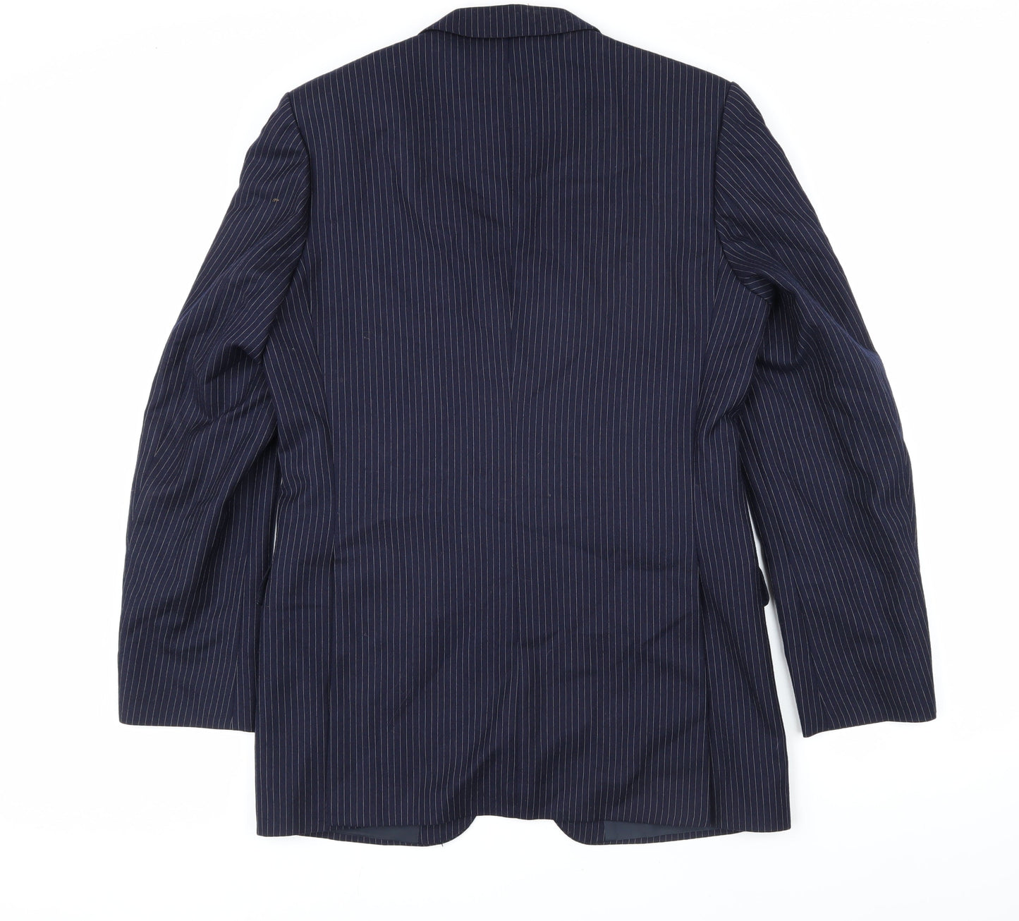 Mens UK Size 40 THE LABEL Regular Blue Suit Jacket