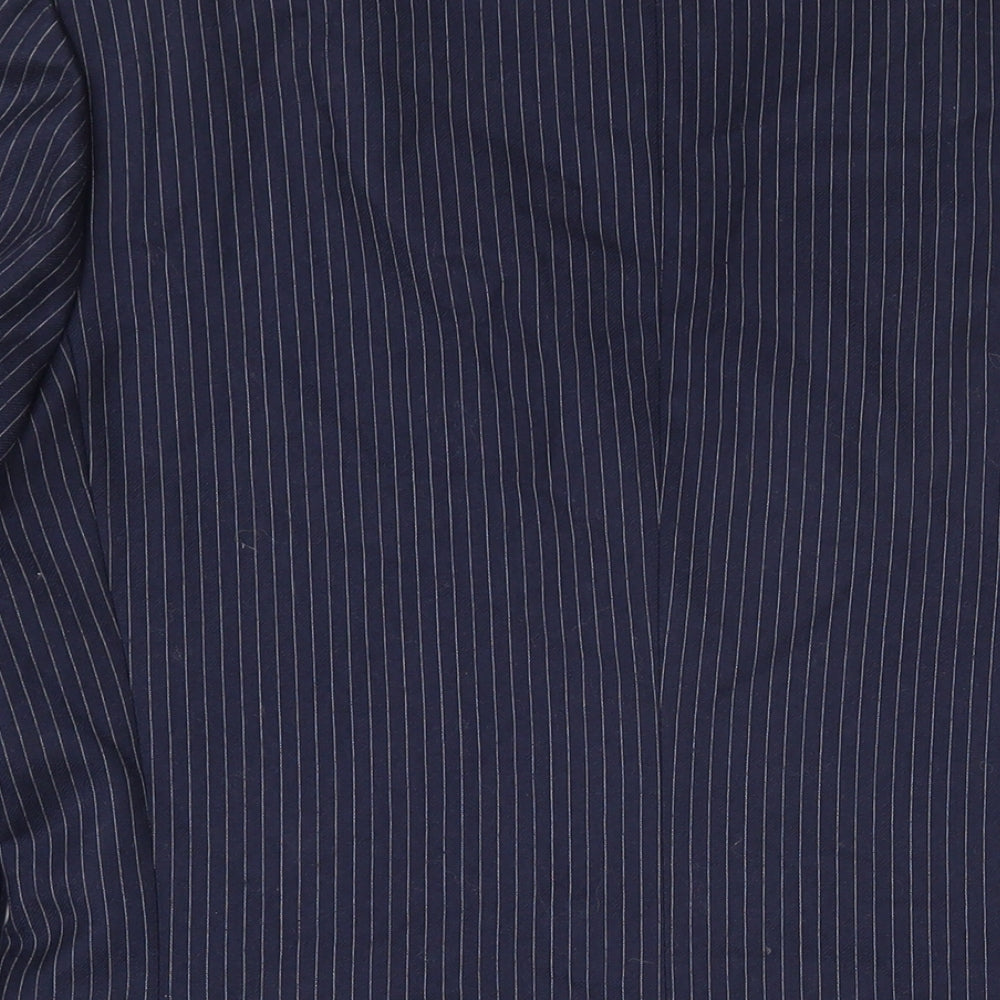 Mens UK Size 40 THE LABEL Regular Blue Suit Jacket