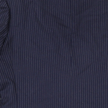 Mens UK Size 40 THE LABEL Regular Blue Suit Jacket