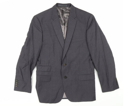 Mens UK Size 42 Kenneth Cole Regular Grey Suit Jacket