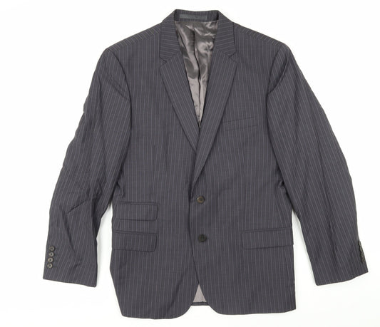 Mens UK Size 42 Kenneth Cole Regular Grey Suit Jacket