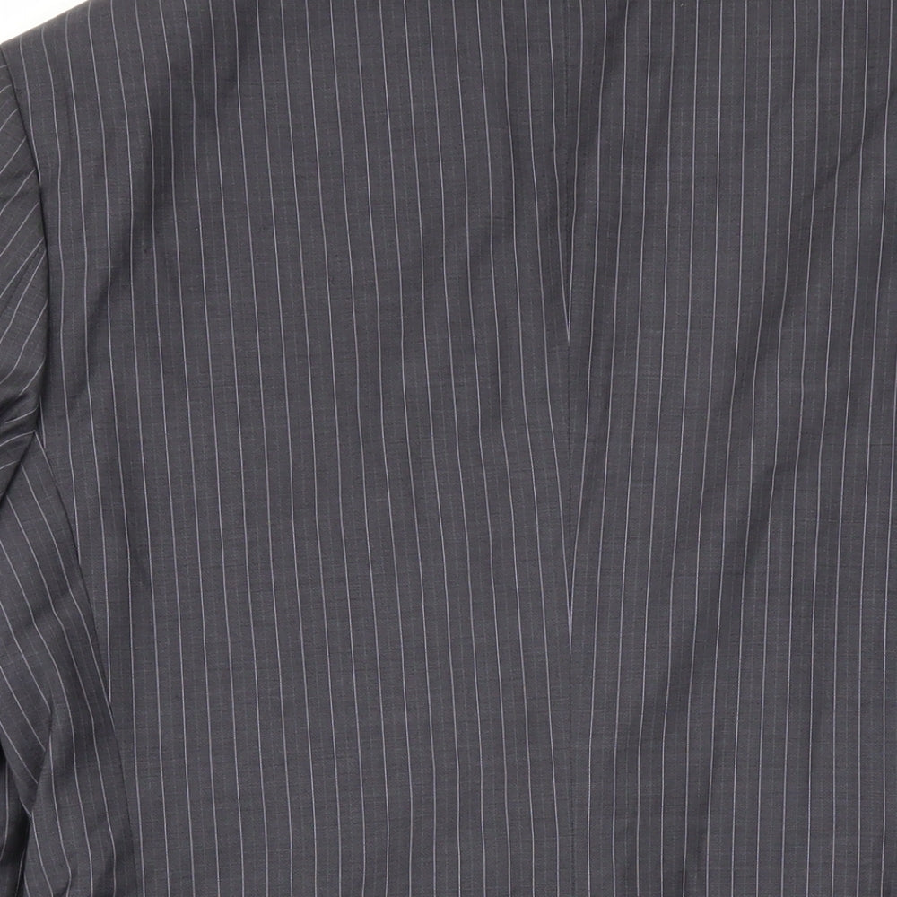 Mens UK Size 42 Kenneth Cole Regular Grey Suit Jacket