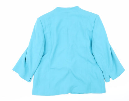 Womens UK Size 16 EWM Blue Jacket