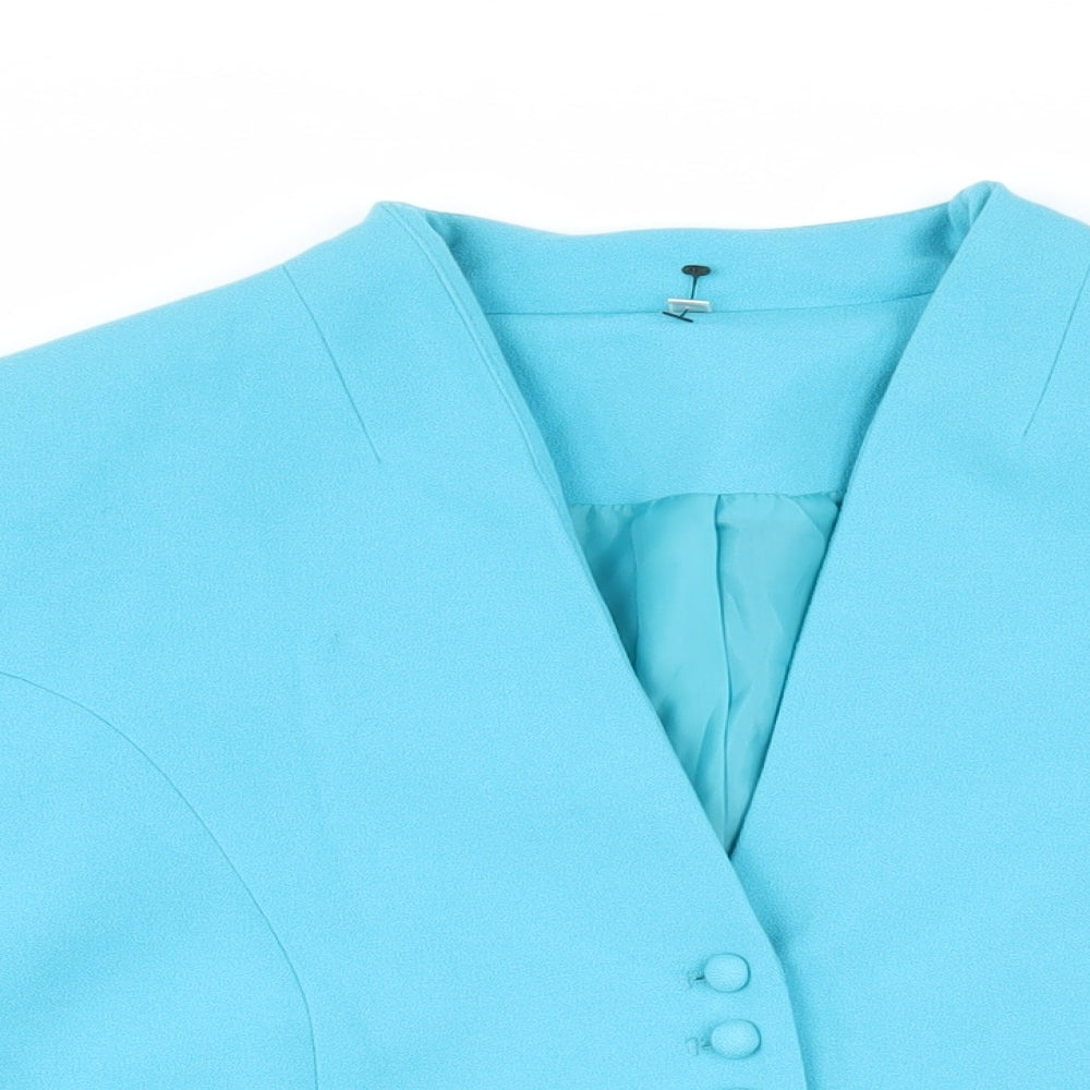 Womens UK Size 16 EWM Blue Jacket