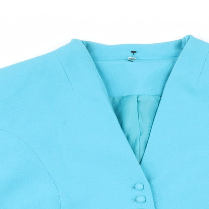Womens UK Size 16 EWM Blue Jacket