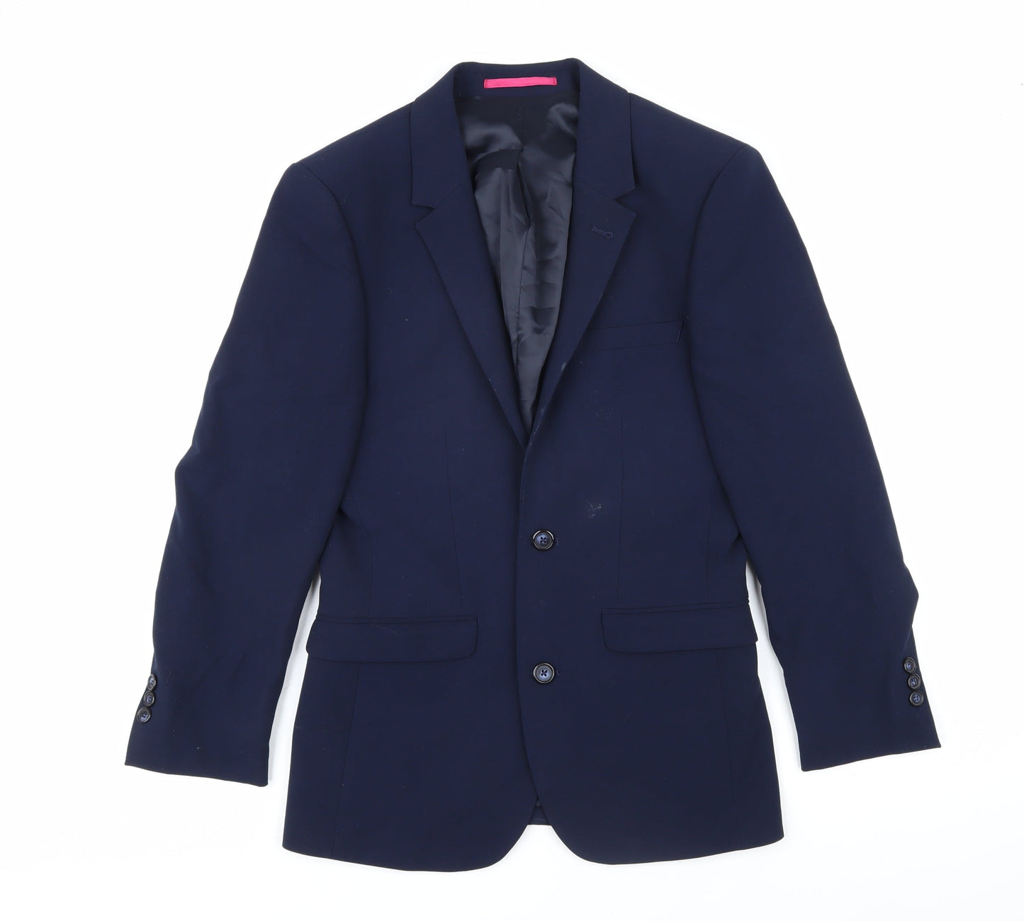 Mens UK Size 34 OneSix5ive Regular Blue Suit Jacket
