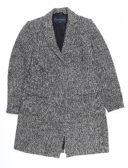 Womens UK Size M French Connection Grey Overcoat