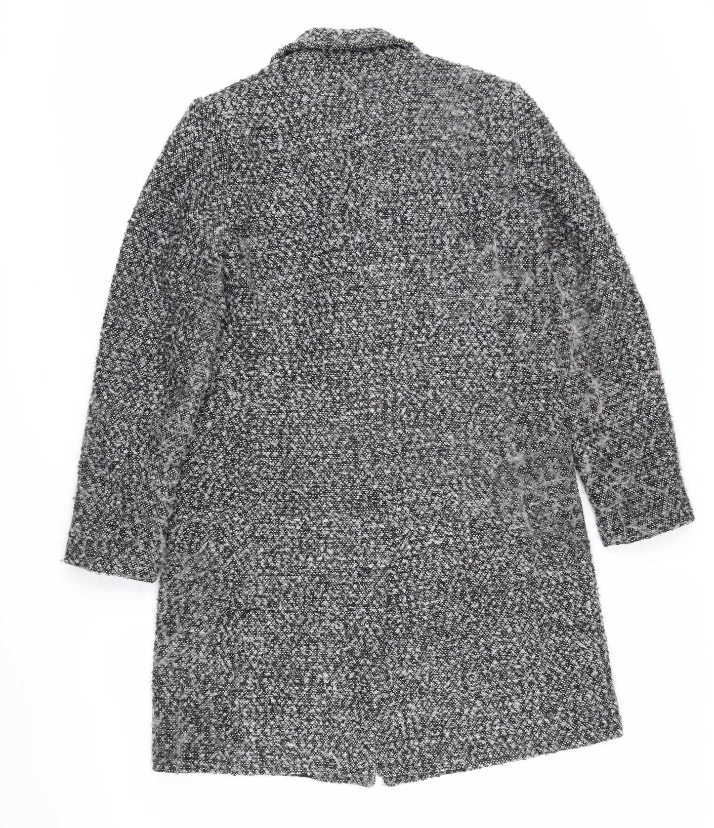 Womens UK Size M French Connection Grey Overcoat