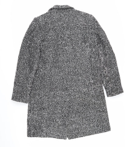 Womens UK Size M French Connection Grey Overcoat