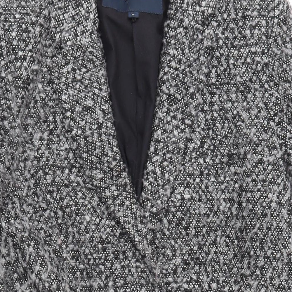 Womens UK Size M French Connection Grey Overcoat
