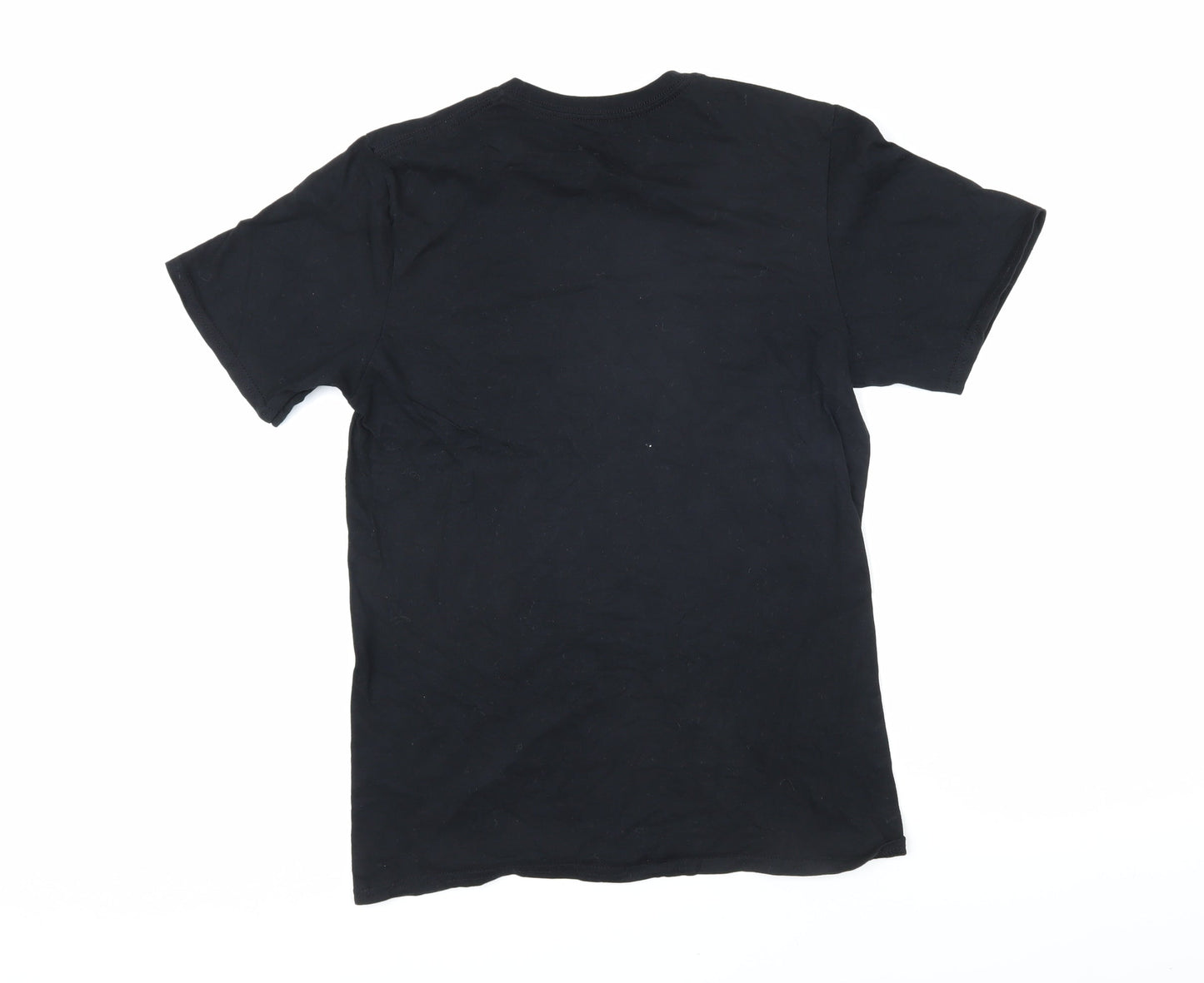 Womens UK Size S Stranger Things Black Basic T-Shirt