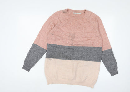 Womens UK Size S Only Multicoloured Pullover Jumper