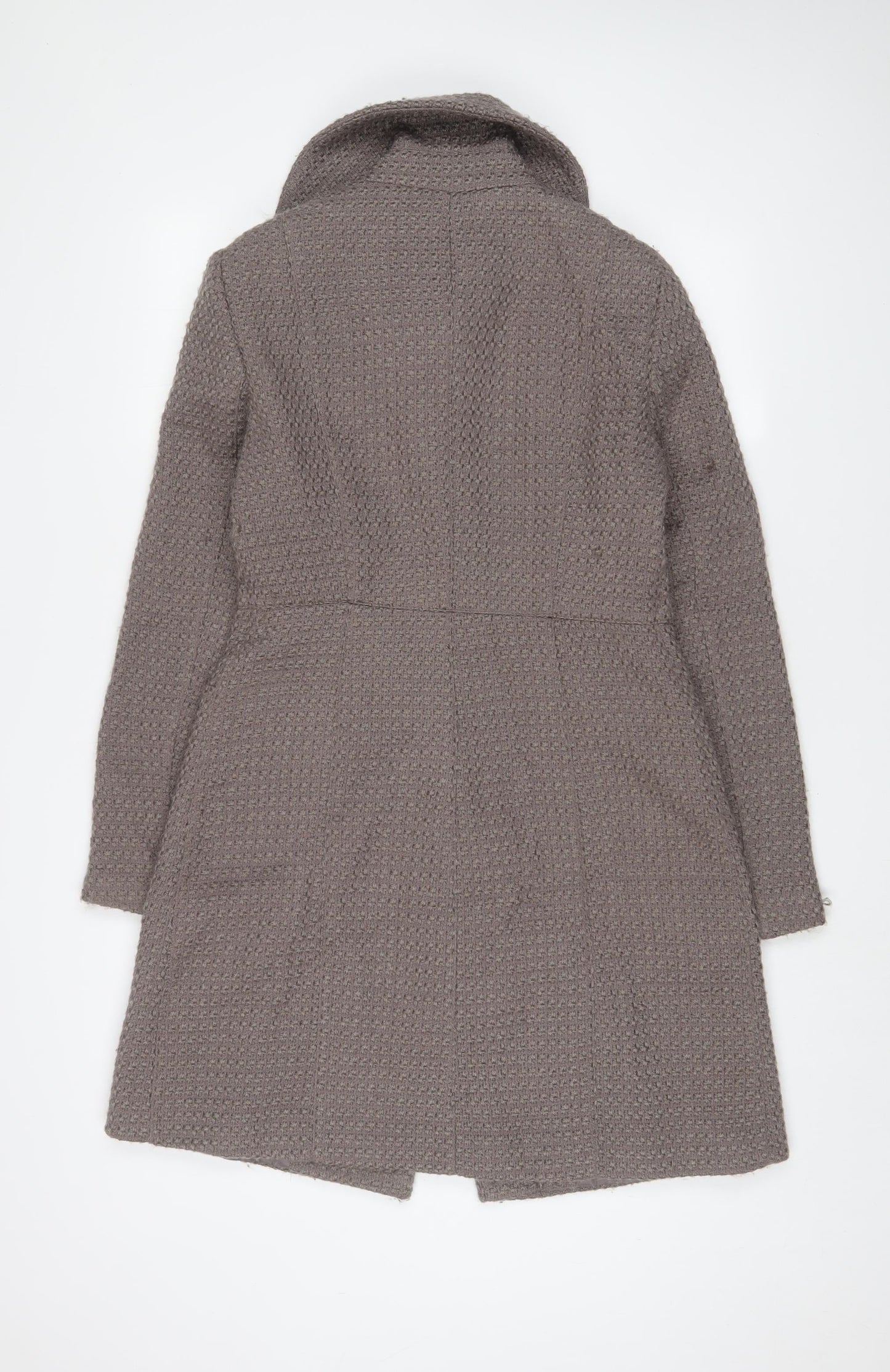 Womens UK Size 10 BHS Brown Overcoat
