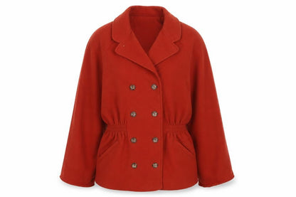 By Boules Womens Orange Jacket Size 10 Button