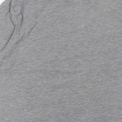 Star Wars Mens Grey Cotton T-Shirt Size L Crew Neck