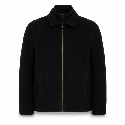 Mens UK Size L Black Rivet Black Jacket