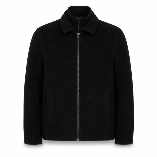 Mens UK Size L Black Rivet Black Jacket