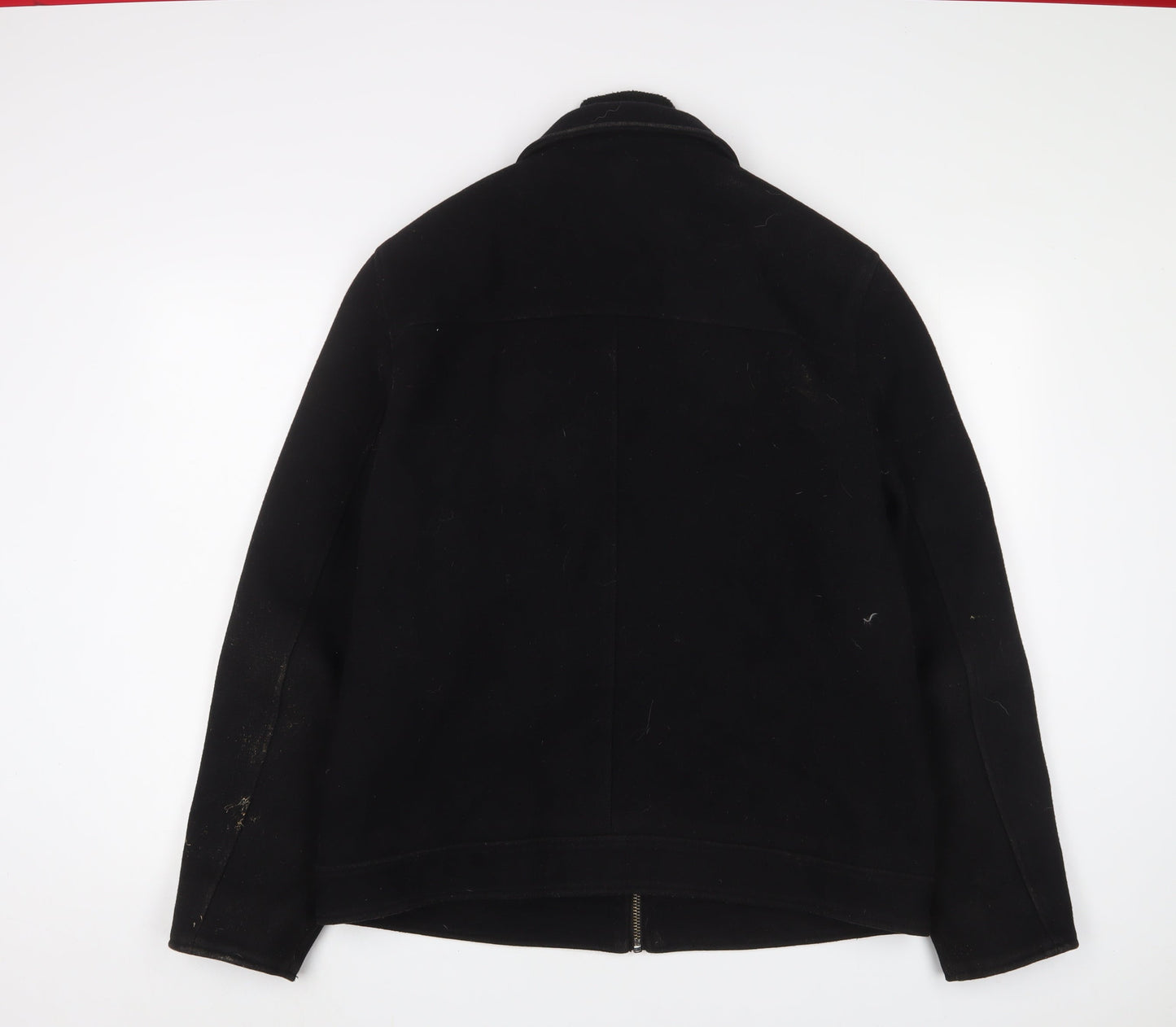 Mens UK Size L Black Rivet Black Jacket