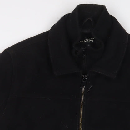 Mens UK Size L Black Rivet Black Jacket