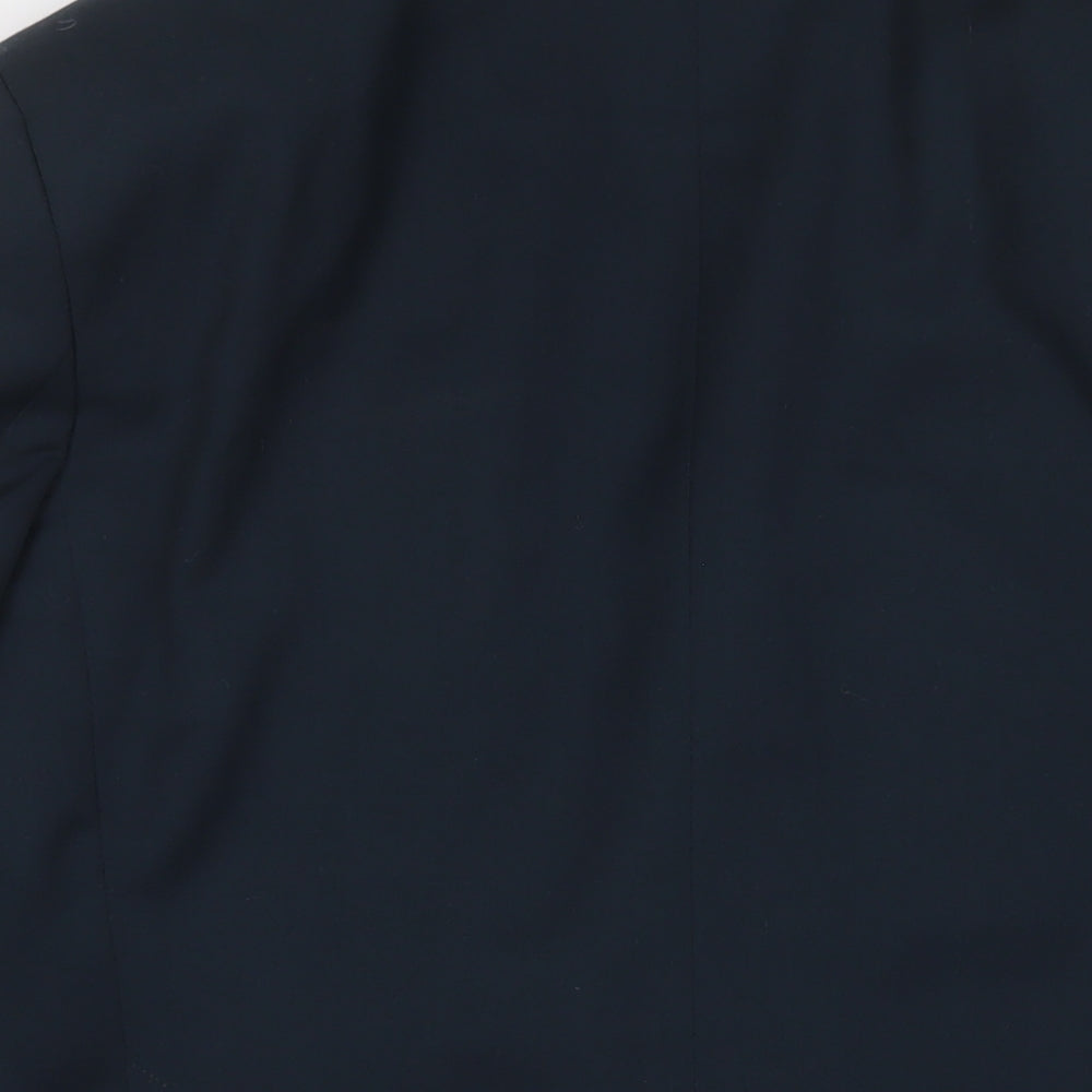 Mens UK Size 38 River Island Regular Blue Suit Jacket