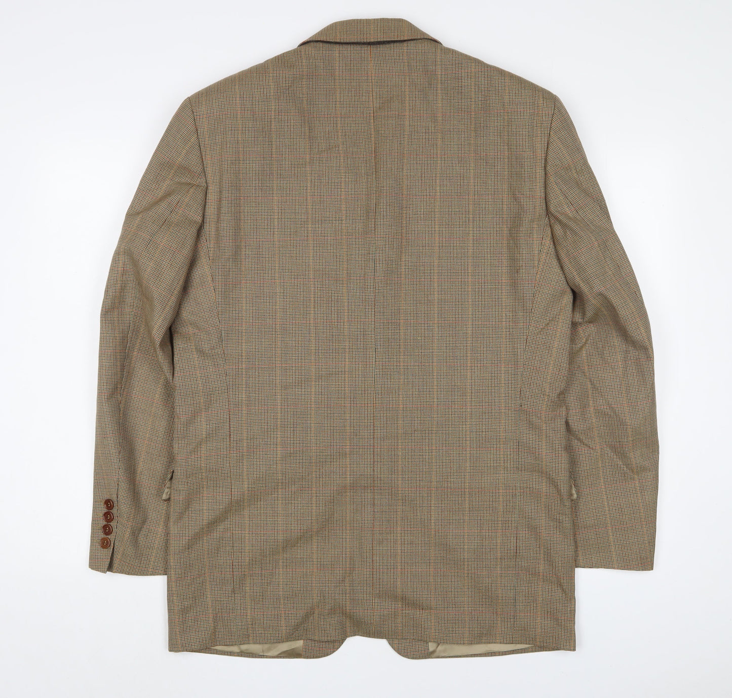 Mens UK Size 38 Blazer Regular Brown Suit Jacket