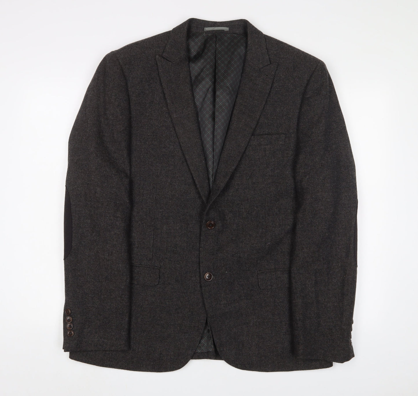 Mens UK Size 44 NEXT Regular Brown Suit Jacket
