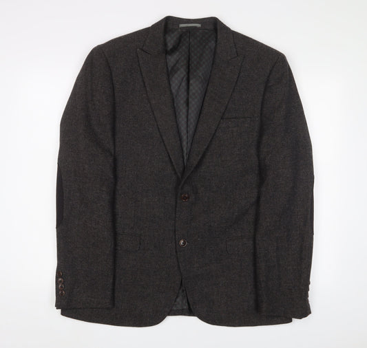 Mens UK Size 44 NEXT Regular Brown Suit Jacket
