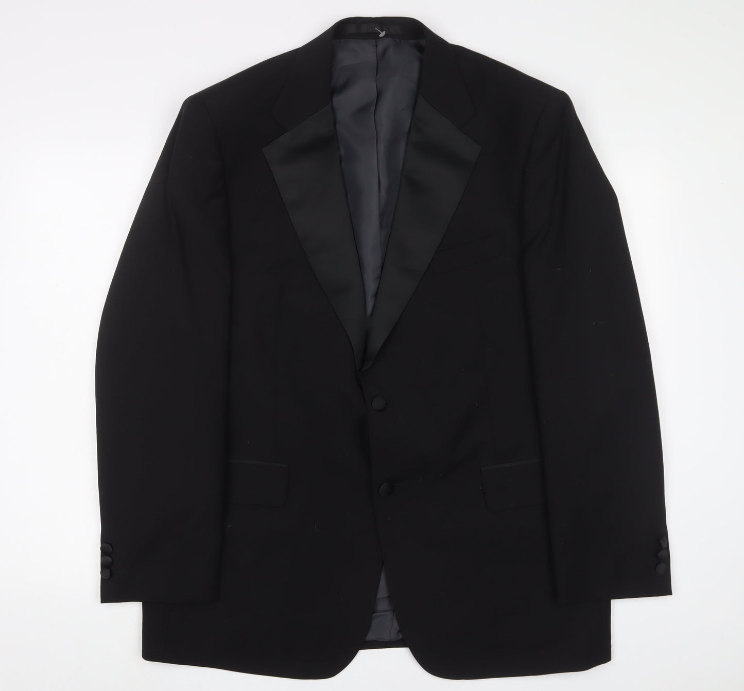 Mens UK Size 44 Marks and Spencer Regular Black Suit Jacket