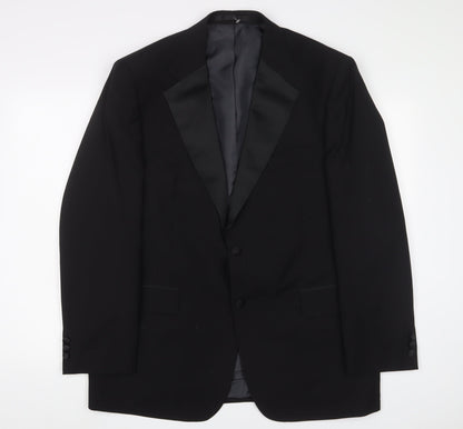 Mens UK Size 44 Marks and Spencer Regular Black Suit Jacket