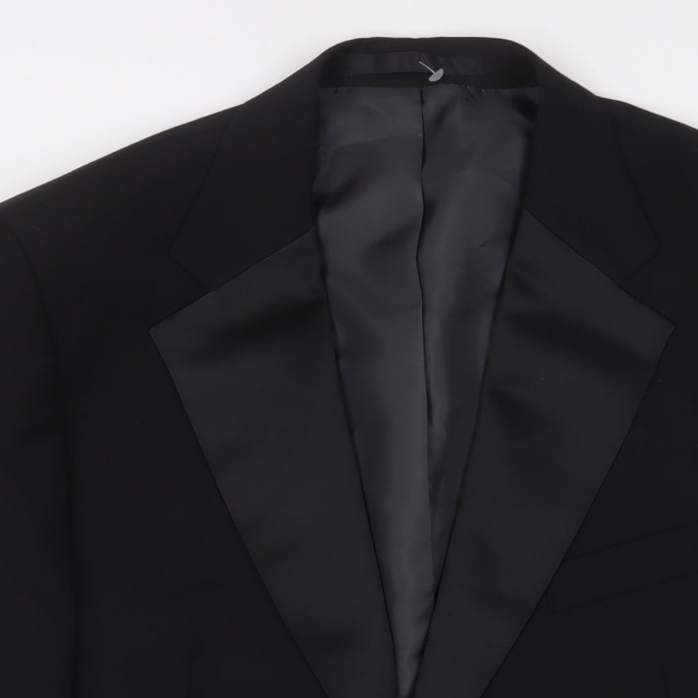 Mens UK Size 44 Marks and Spencer Regular Black Suit Jacket