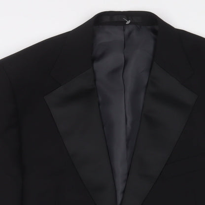 Mens UK Size 44 Marks and Spencer Regular Black Suit Jacket
