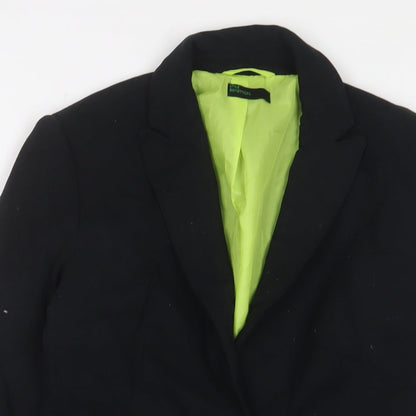 Womens UK Size 12 United Colors of Benetton Black Jacket