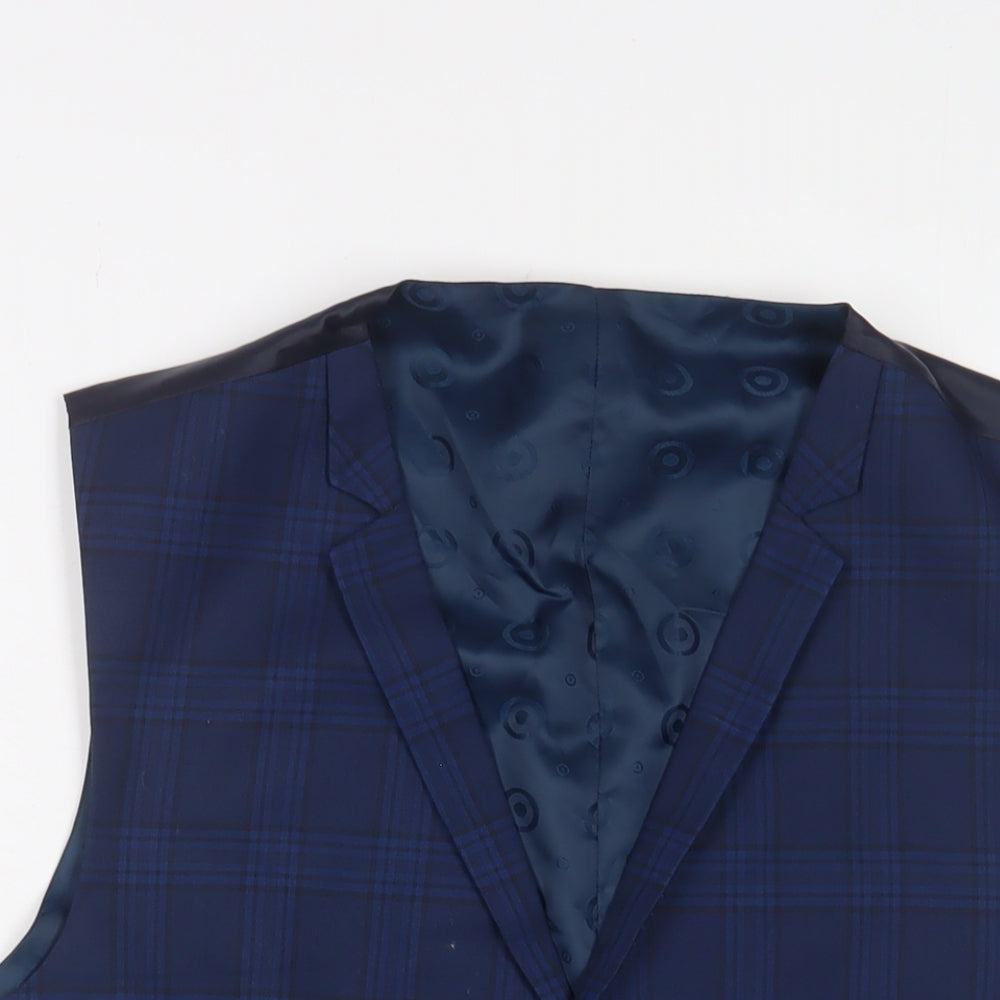 Mens UK Size 44 Lambretta Regular Blue Suit Jacket