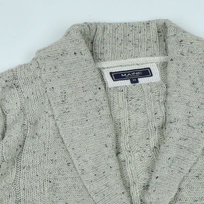 Womens UK Size 20 Maine Beige Cardigan Jumper