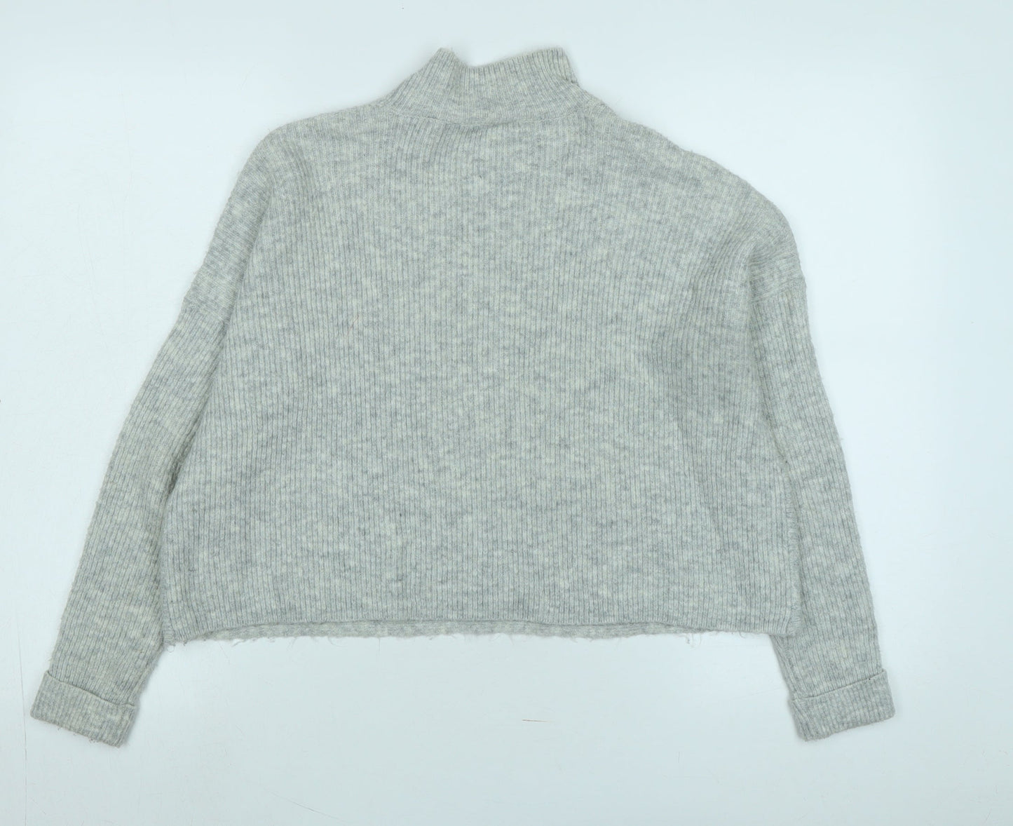 Womens UK Size 6 Miss Selfridge Grey Pullover Jumper