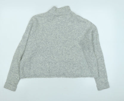 Womens UK Size 6 Miss Selfridge Grey Pullover Jumper