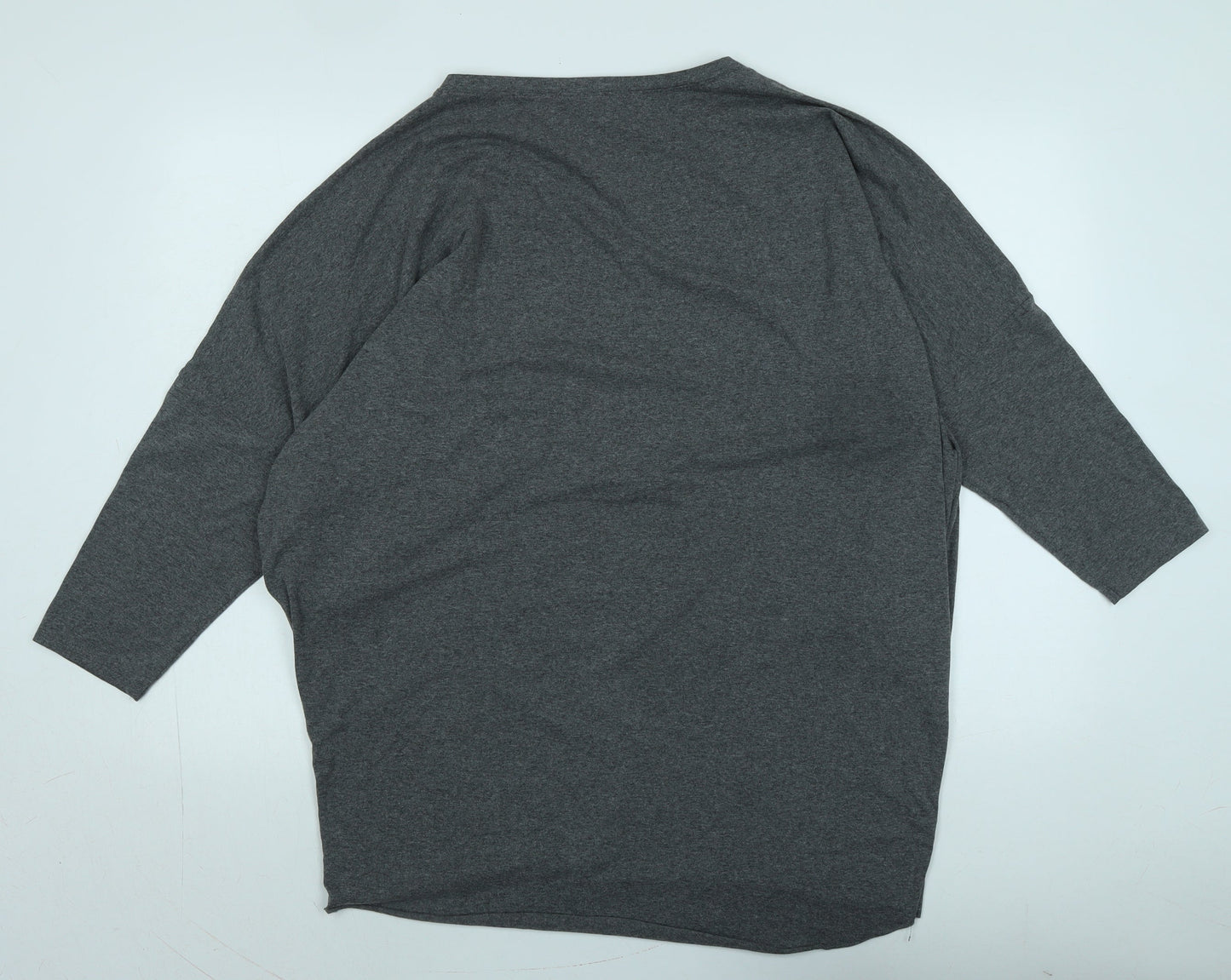 Womens UK Size L Studio Grey Jersey T-Shirt