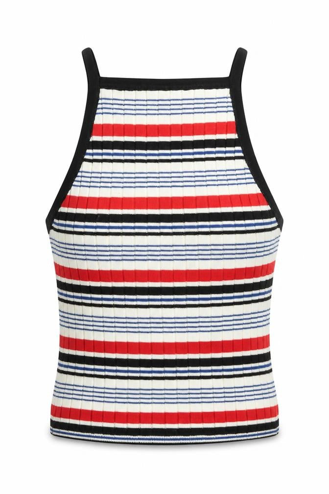 Womens UK Size XS Divided Multicoloured Vest Jumper
