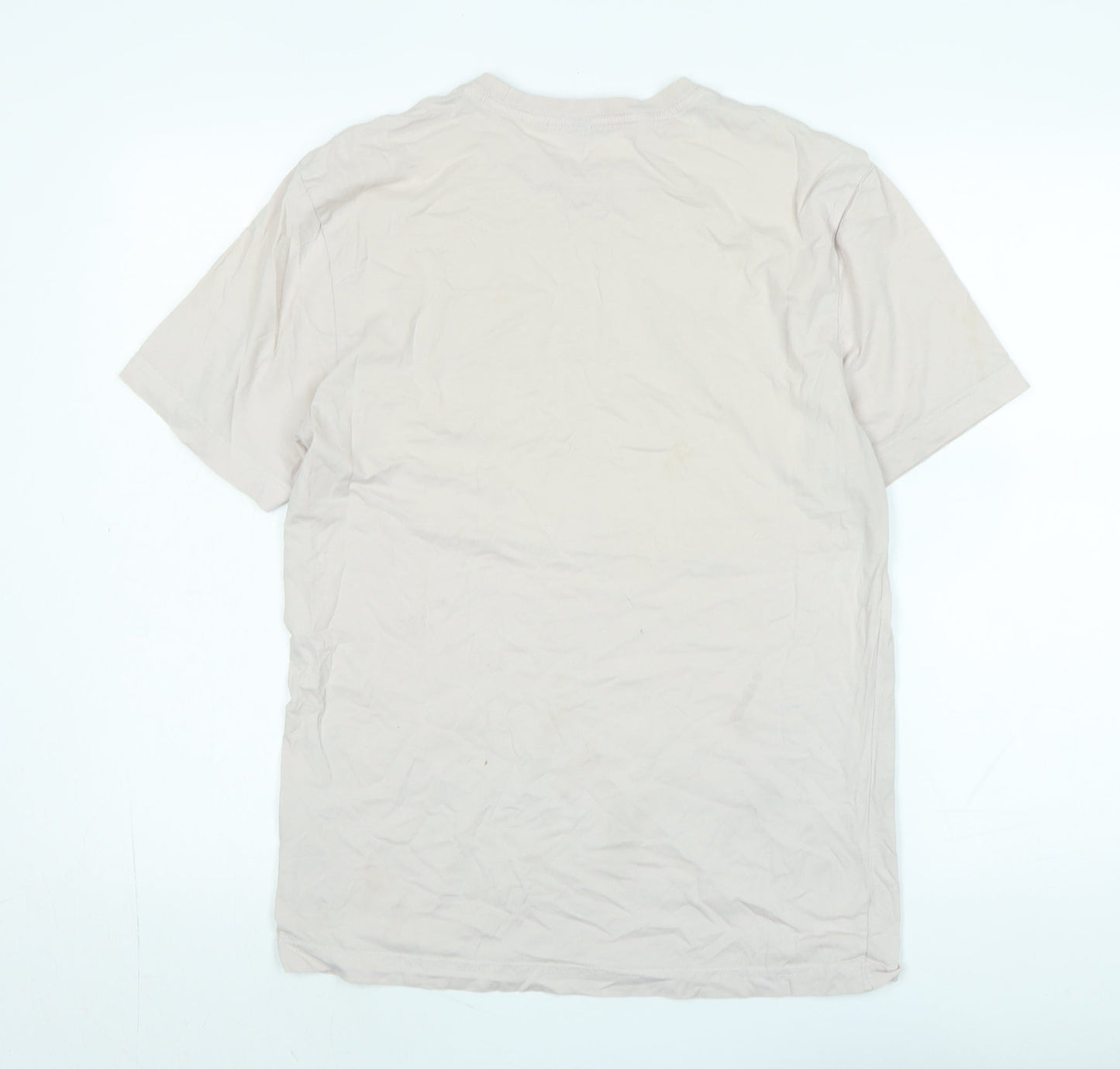 Mens UK Size M Divided Beige  T-Shirt