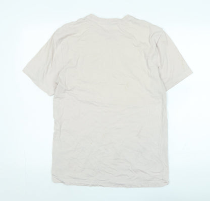 Mens UK Size M Divided Beige  T-Shirt