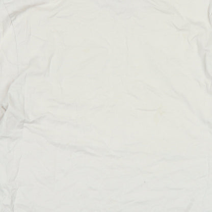 Mens UK Size M Divided Beige  T-Shirt