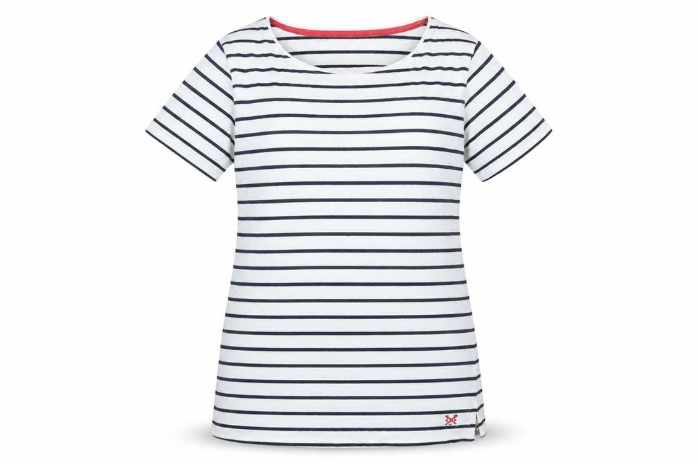 Womens UK Size 8 Crew Clothing White Basic T-Shirt