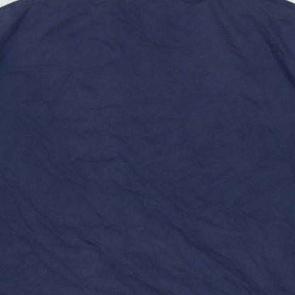 Euro 2016 Mens Blue Cotton T-Shirt Size XL Crew Neck - UEFA France