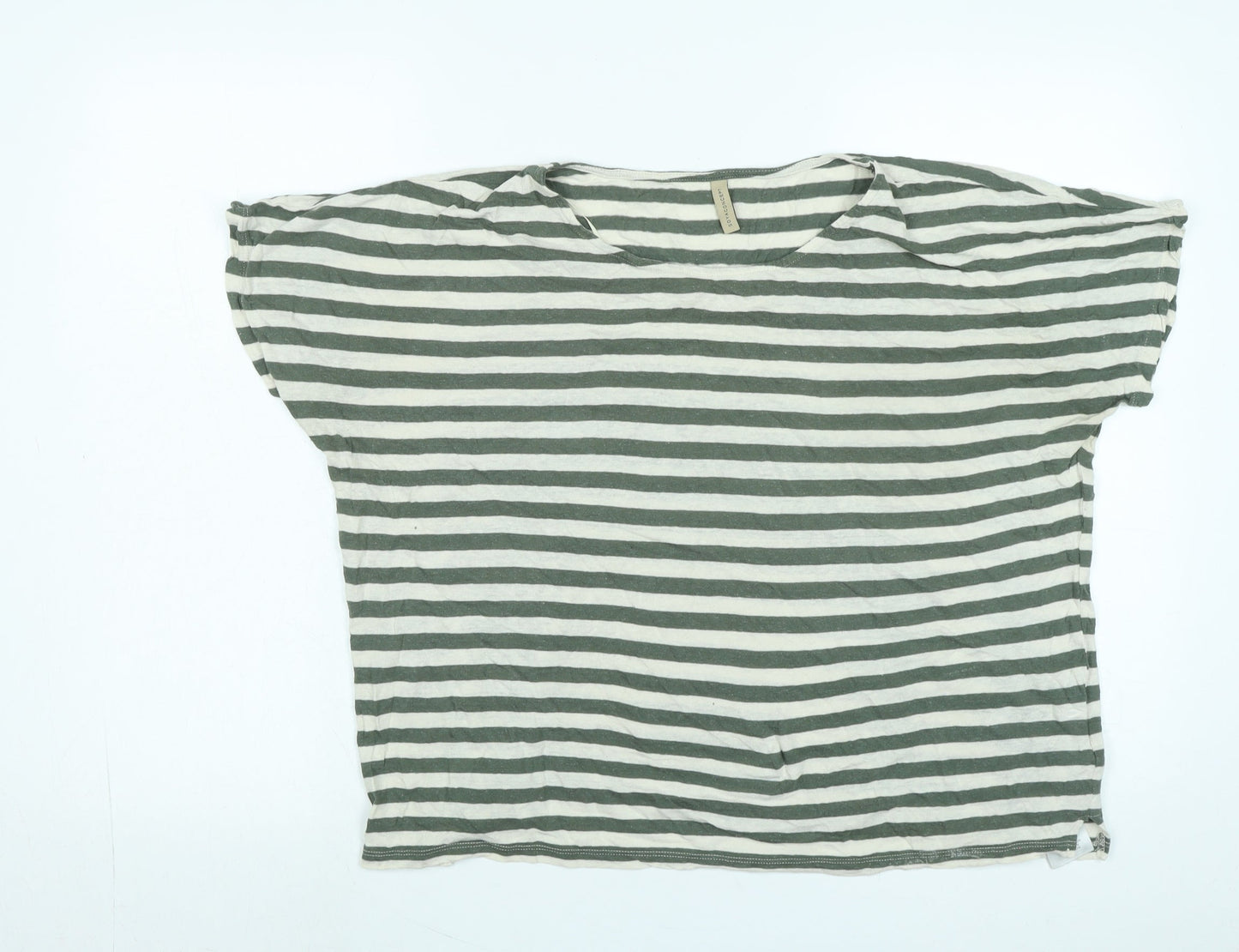 Womens UK Size L Soyaconcept Green Basic T-Shirt
